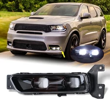 Left Driver Bumper LED Fog Light Lamp For Dodge Durango 2018-2019 2020 2021 2022