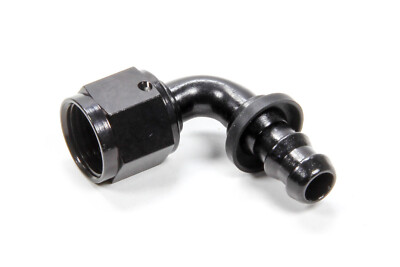 Fragola -10AN Female to -8AN Push Lock 90 Degree Fitting