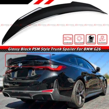 FOR 21-25 BMW G26 430i GRAN COUPE i4 GLOSS BLK PSM STYLE HIGHKICK TRUNK SPOILER