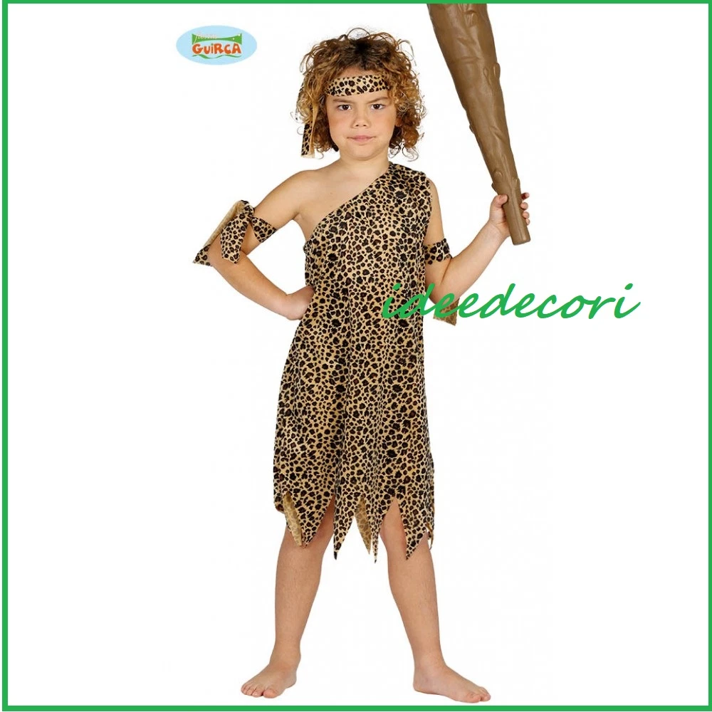 Costume carnevale primitiva bambina sale
