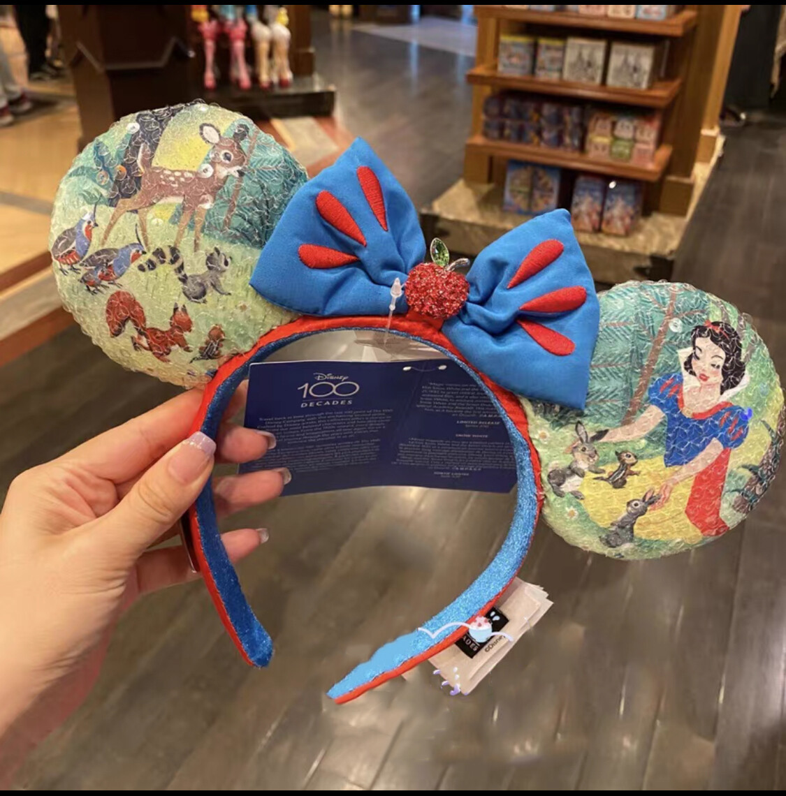 Snow White Disney Parks Mickey Ears Headband Special Edition 100 Decades Disney Parks Mickey Mouse 100 Years Decades 2 of 10 Snow  main image 3