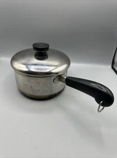 Revere Ware Sauce Pan Pot Copper Bottom w/Lid 1.5 QT 87 Clinton IL USA