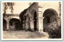 Postcard CA San Juan Capistrano Mission RPPC Real Photo R11