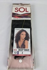 OUTRE SOL TANGLE FREE 100 HUMAN HAIR 12 " DEEP WAVE COLOR 2