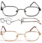 GI013 Antiglare UV400 Lens Reading Glasses Titanium Full Rim Eyeglasses Frames