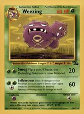 WEEZING 45/62 FOSSIL UNLIMITED MP on eBay