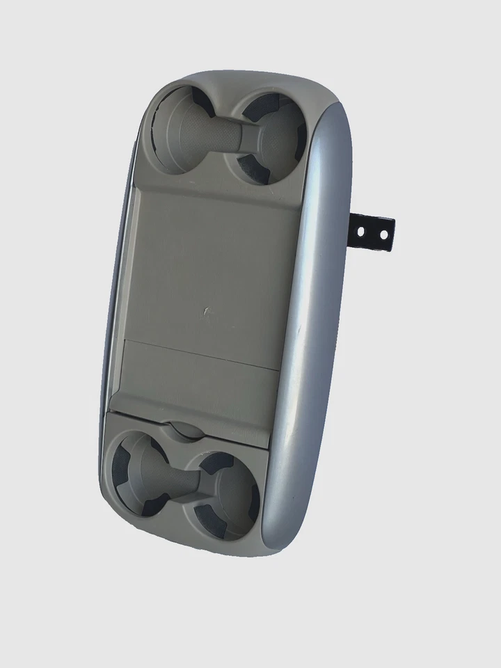 Bandeja plegable portavasos Toyota Sienna 2004-2010 consola central bronceado/plateado OEM Foto 3 de 4