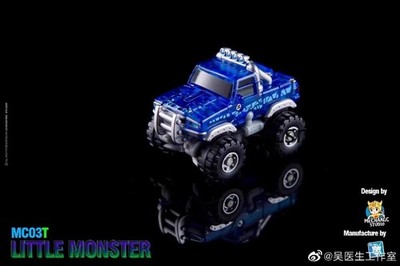 New DR.WU MC03 Little Monster Action Figure TOY MC 03T Transparent Ornament