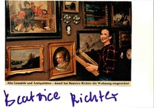 Original Autogramm Beatrice Richter /// Autogramm Autograph signiert sign 299377