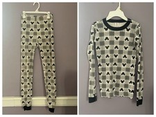 Hanna Andersson Gray Disney Mickey Mouse Pajama Set Size 12 / 150 cm