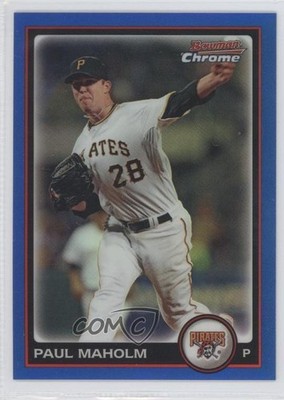 2010 Bowman Chrome Blue Refractor 118/150 Paul Maholm #79 1i0