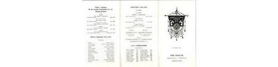 1946 Knights Templar Program Germantown Commandery No. 52 Masonic Order