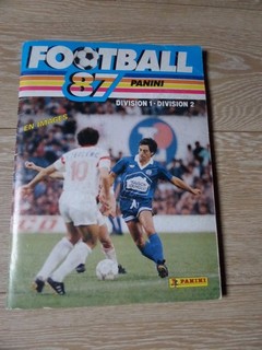 Album Panini FOOTBALL 87 Quasi COMPLET 2 Stickers Images Championnat France
