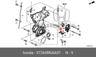 Original OE Sensor Baugruppe Öldruck 37260RNAA01 für Honda 37260-RNAA01