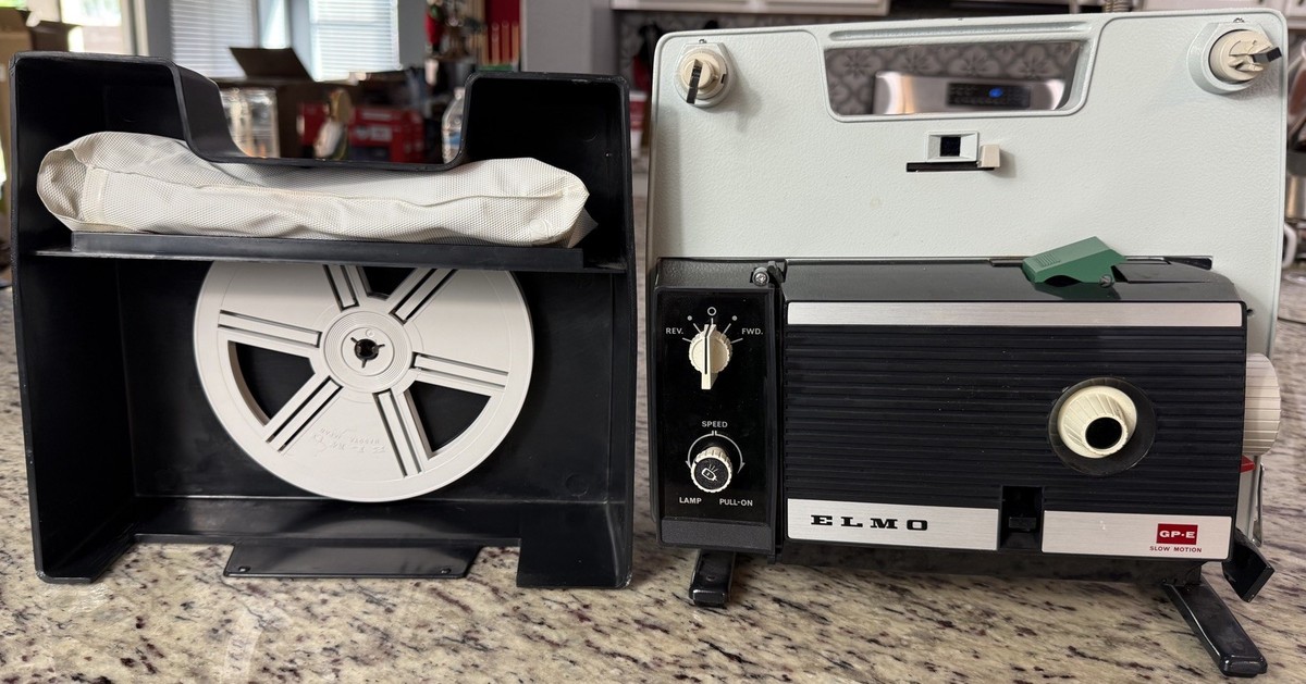 ELMO 8 mm GP-E slow motion movie projector Vintage Home Video | eBay