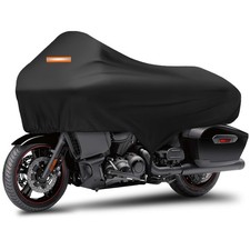Motorcycle Half Cover with Elastic Hook and Reflective Strip Waterproof Dustp...