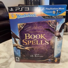 Harry Potter Wonderbook Book Of Spells PS3 Sealed with Move Controller & Book