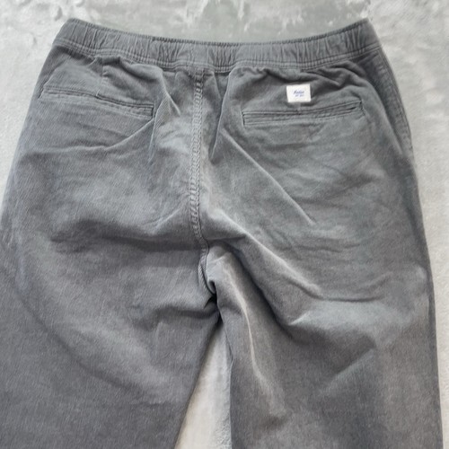 Katin Pants Mens large Drawstring Corduroy pull on Casual Trousers Relaxed cord - Picture 16 of 18