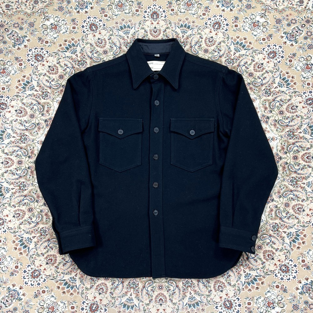Collar Open Co. & Last At shirt wool co last At トップス Wool BROGUE – Shirt トップス
