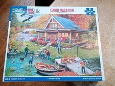 White Mountain - Cabin Vacation Puzzle 1000 Piece Jigsaw Puzzle - 2089 Seek Find