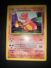 pokemon karte Charmeleon ita Base Set 24/102 Italienisch Uncommon