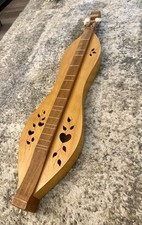 Vintage 1983 Cripple Creek Mountain Dulcimer Hourglass Handmade A Condition