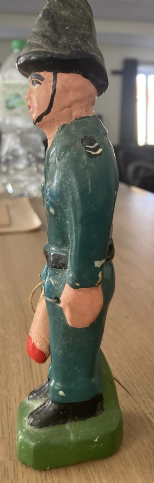 Figurine Jouet Ancien Grivoise Art Populaire Art Forain 1920 - Photo 4/4