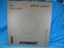 EOTO LIGHT 18 Inch LED Ring Light Tripod Stand Dimmable AM18 - NEW - FREE SHIP