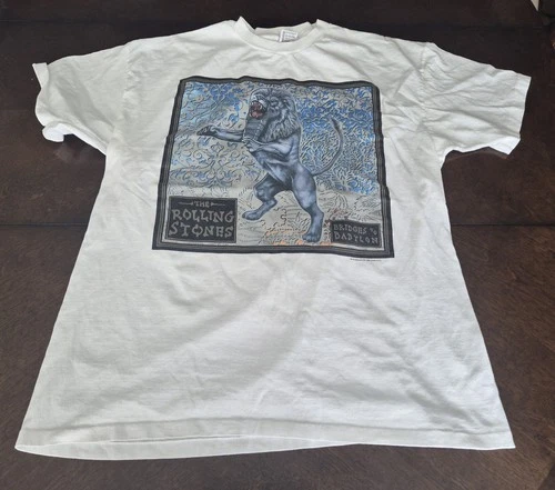 The Rolling Stones Bridges To Babylon World Tou 1990s vintage concert t-shirt, vintage, size XXL, single stitch, B+ condition