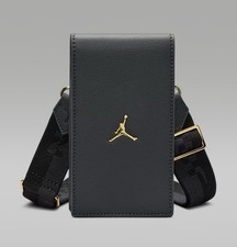 NWT Jordan By Nike Bi-Fold Crossbody Strap Wallet (BLACK) Unisex Limited &Rare