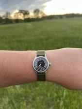 Bulova Ord Dept 10AK Stainless Steel WWII Watch Military Issued