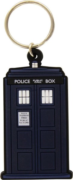 Gadget - Doctor Who: Pyramid - Tardis (Rubber Keychain / Portachiavi Gomma) -D--image