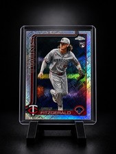 2025 Topps Chrome Update RC Logofractor Lot - Lee, Fitzgerald, Wagaman, Ornelas