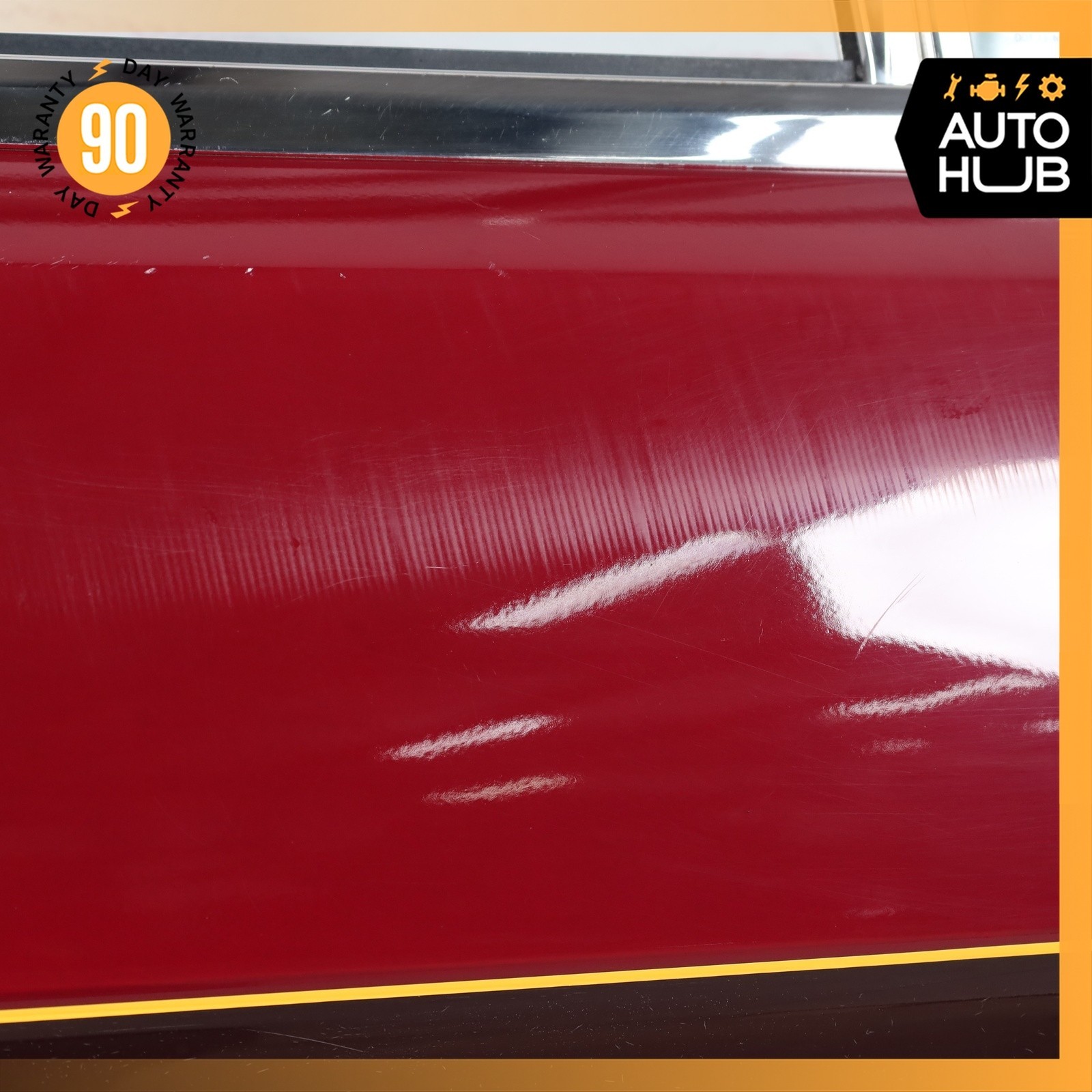 81-89 Rolls Royce Silver Spirit Rear Left Side Door Shell Red OEM 22k