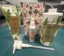 Nakery Beauty Restore Wash Face Body & Hair SUMMER RAIN 33.8 oz W Body Butter