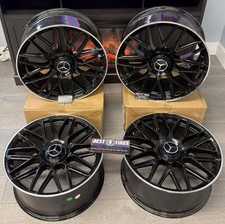 Set Of 4 19 Inch Mercedes C Class E Class S Class Wheels Rims 19x8.5
