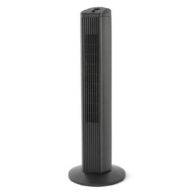 28 Inch Oscillating Tower Fan 3-Speed Portable Floor Fan for Home Office Black