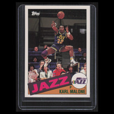 Karl Malone #66 1992 Topps Archives Utah Jazz Basketball Card NBA NM