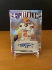 2023 Panini Illusions Johnny Manziel Superlatives Auto #’d/10!! #S-JML SSP