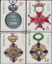 Briefmarken Rumänien 2020 Mi 7699-7702 postfrisch Medaillen und Orden