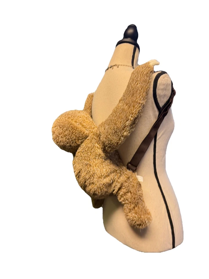 Y2K Mochila de Peluche Perezoso Bolso de Peluche Lindo Peludo Novedad Mini Lindo Bolso Foto 2 de 3