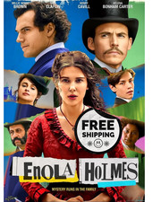 Enola Holmes Season 1 Custom DVD Mystery Adventure Film Custom DVD Edition