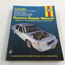 Haynes 59010 Lincoln Rear Wheel Drive Models 1970 to 1996 Continental Town Car