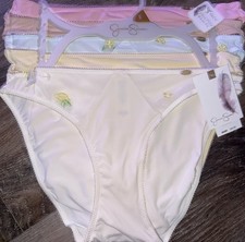 Jessica Simpson Womens Bikini Underwear Panties Polyester Blend 5-Pair S