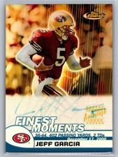2001 Topps Finest - Finest Moments Autographs Jeff Garcia #FMA-JG (AU)