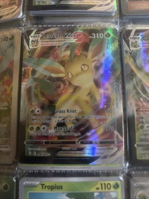 POKEMON 2021 - LEAFEON VMAX 008/203 - EVOLVING SKIES - ENG - FULLART - NEAR MINT