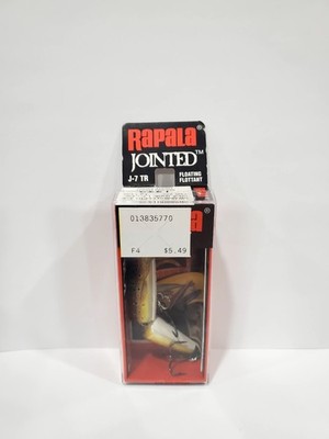 Rapala Jointed J-7TR Minnow F4 fishing lure in the brown trout color. Brand New 