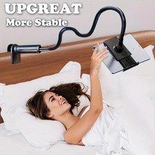 Tablet Stand Long Arm Phone Holder Lazy Bed Desk Mount For iPad iPhone 360 