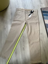 Rag & Bone 2 Loopback Chinos Pants Mens Szie 38x32 Stretch Fog Gray Nwt