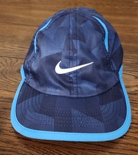 Rare Nike Aerobill Hat Size Toddler 4/7 Featherlight Dri-Fit Blue Void Colorway